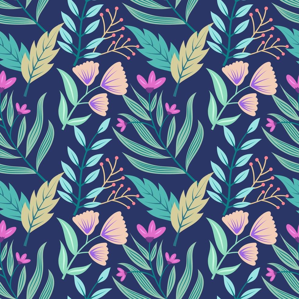 Floral seamless pattern. vector