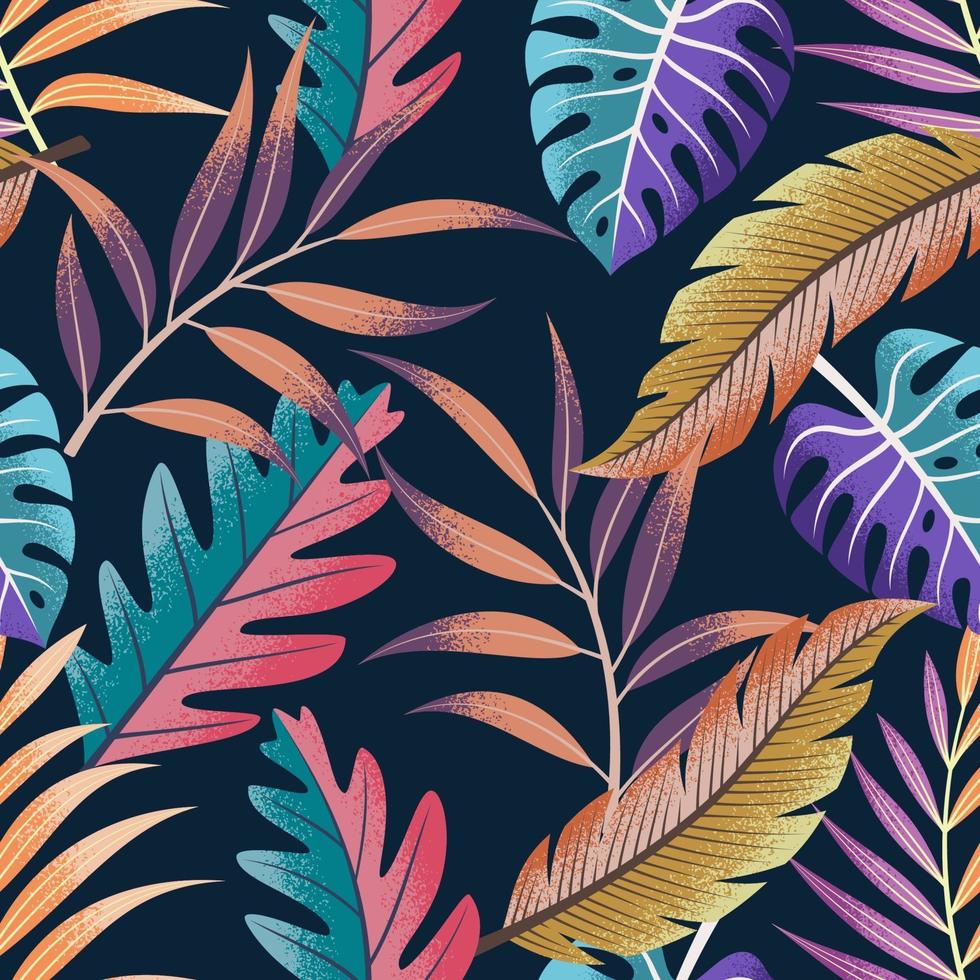 Tropical seamless pattern. vector