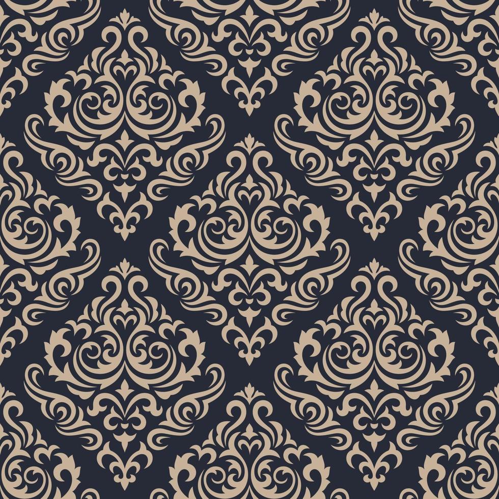 Damask seamless pattern. vector