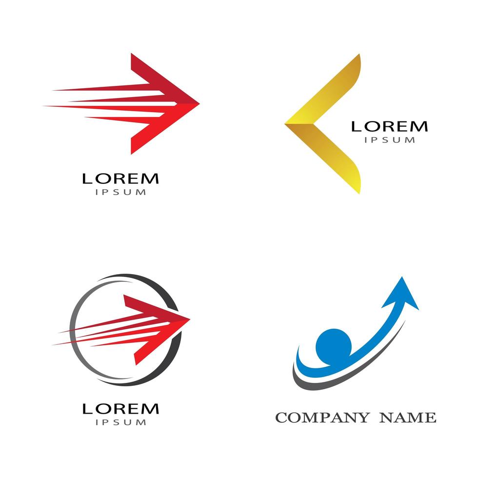 Arrow logo images vector
