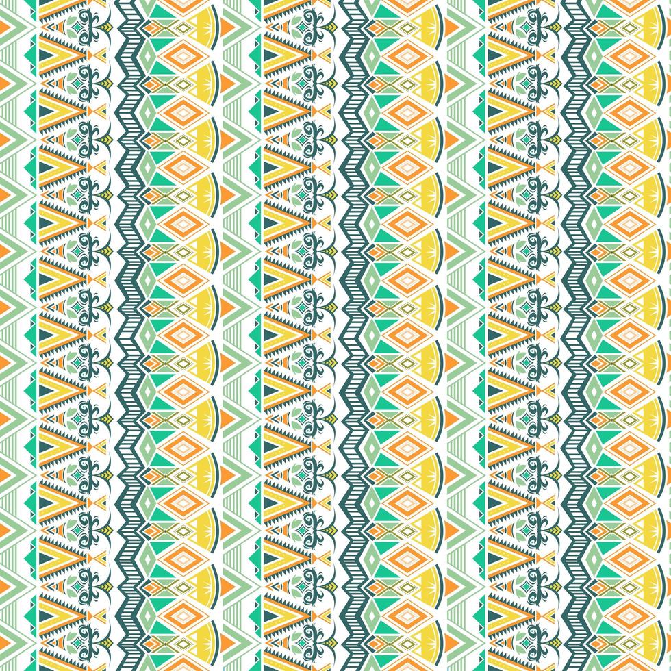 Seamless geometric pattern. Ethnic and tribal motifs. Hand drawn texture ornaments. Vector illustration ready for textile print.