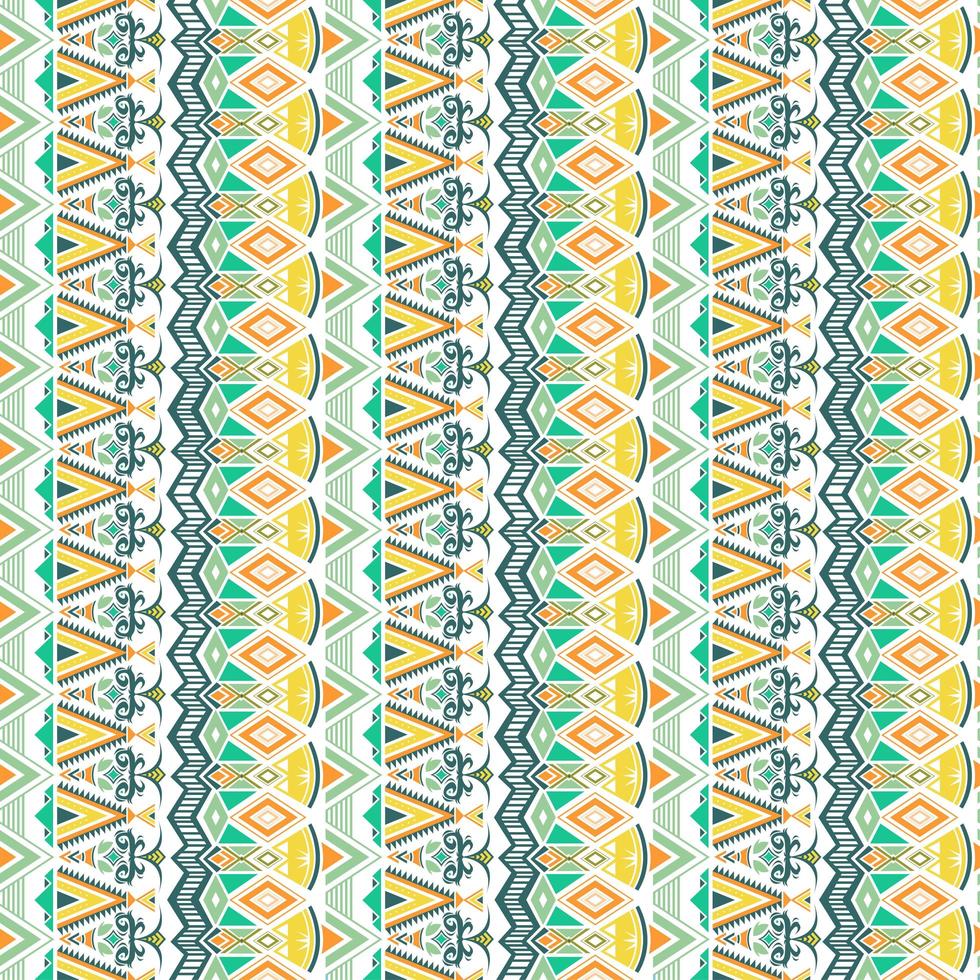 Seamless geometric pattern. Ethnic and tribal motifs. Hand drawn texture ornaments. Vector illustration ready for textile print.