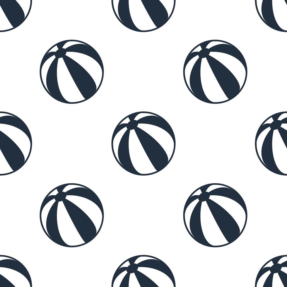 Seamless beach ball pattern background,Vector and Illustration. 1922330