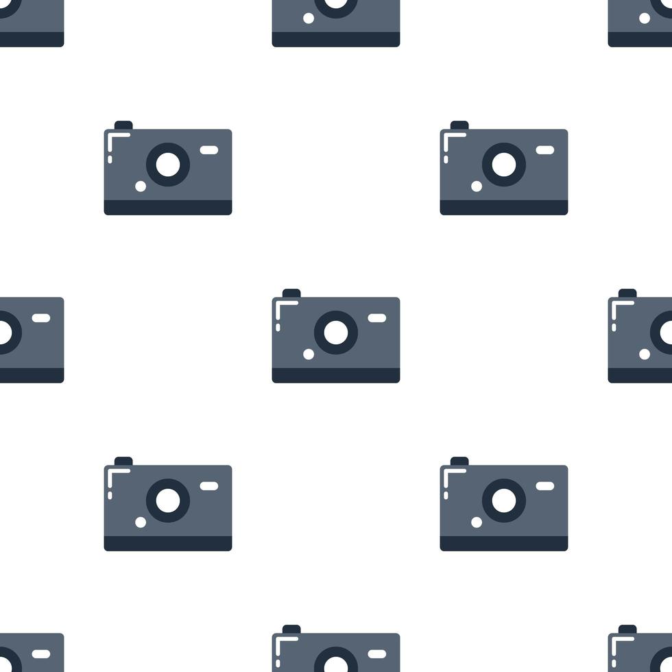 Cute camera seamless pattern background,Vector and Illustration. vector