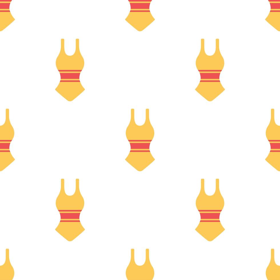 Seamless swimming suit pattern background. vector