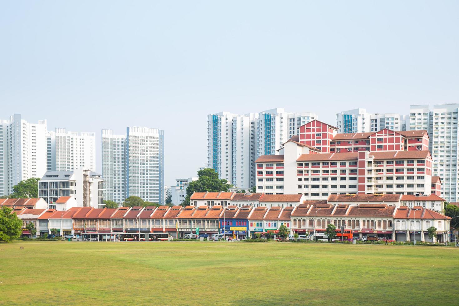 edificios de gran altura en singapur foto