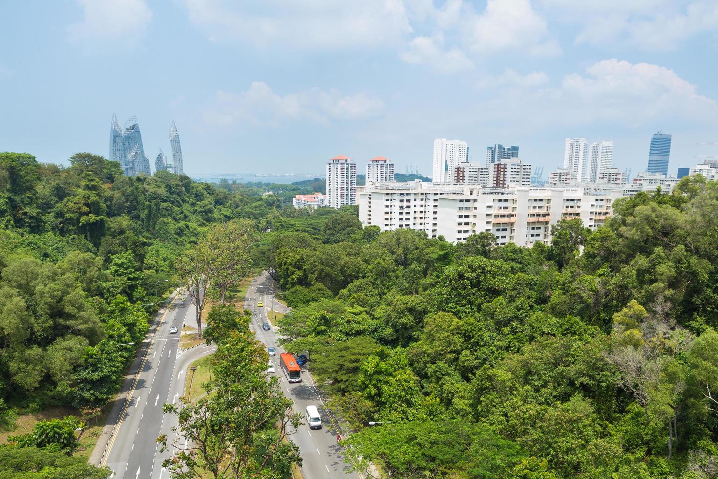 parque de carreteras en singapur foto