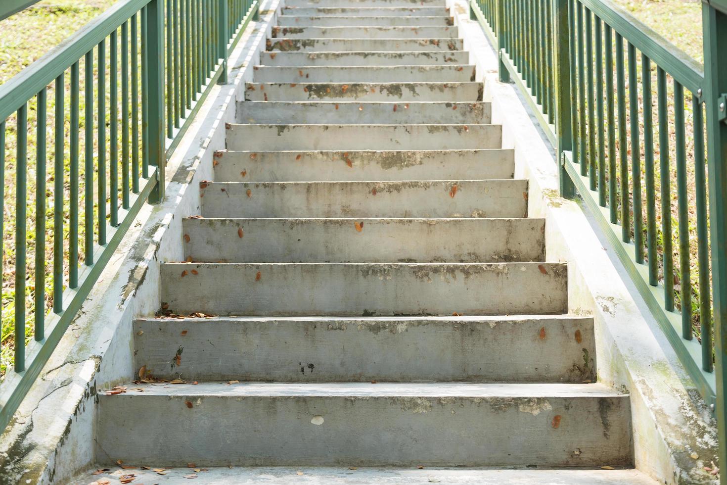 Old stairs leading up photo