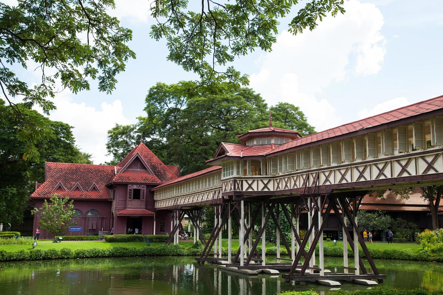 Palacio en la provincia de Nakhon Pathom en Tailandia foto