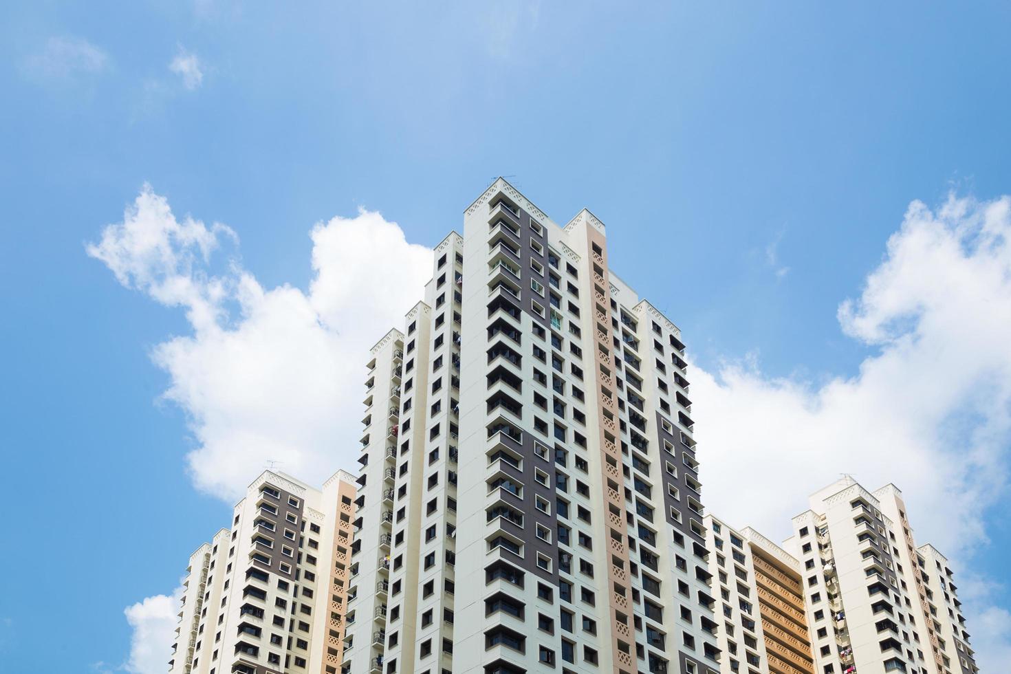 edificios de gran altura en singapur foto