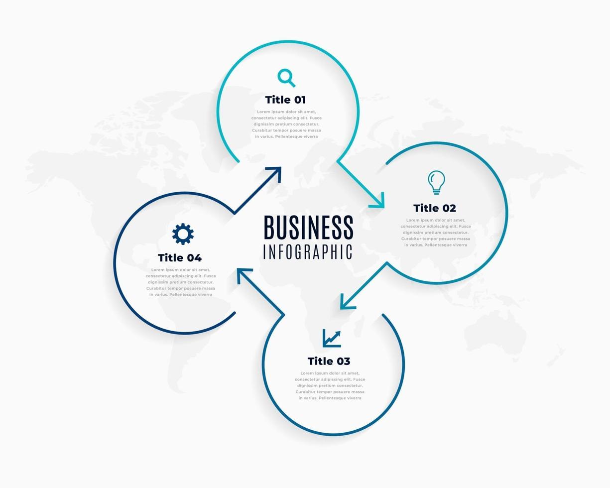 Business Infographics Collection Vector Illustration Design