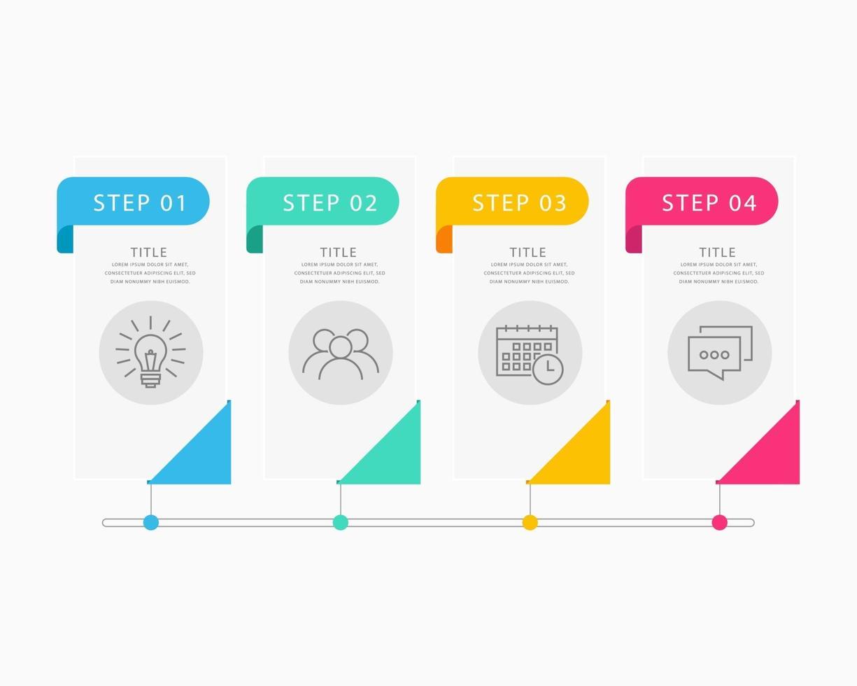 Business Infographics Collection Vector Illustration Design