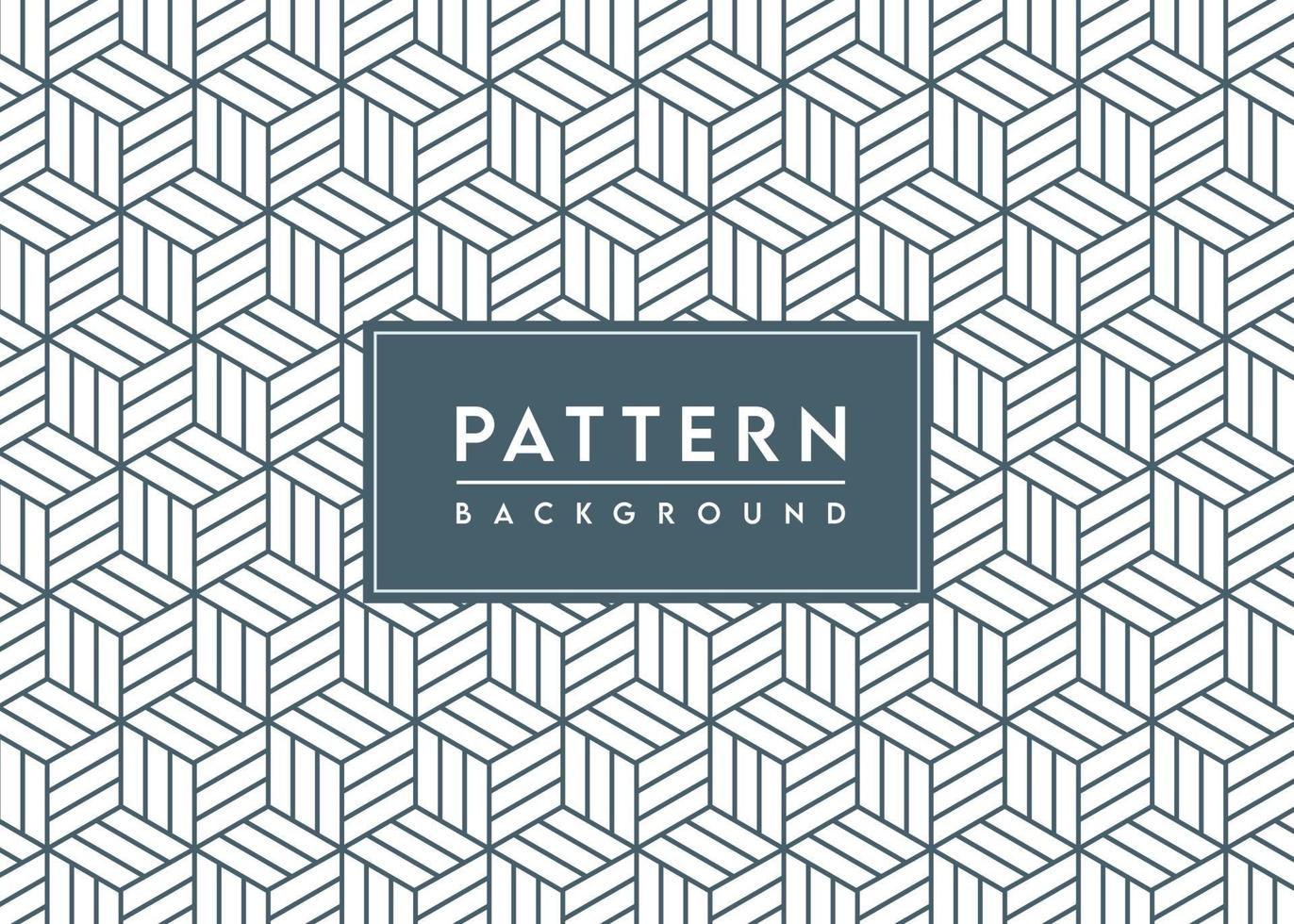 Cube Pattern Background Textured Vector Design