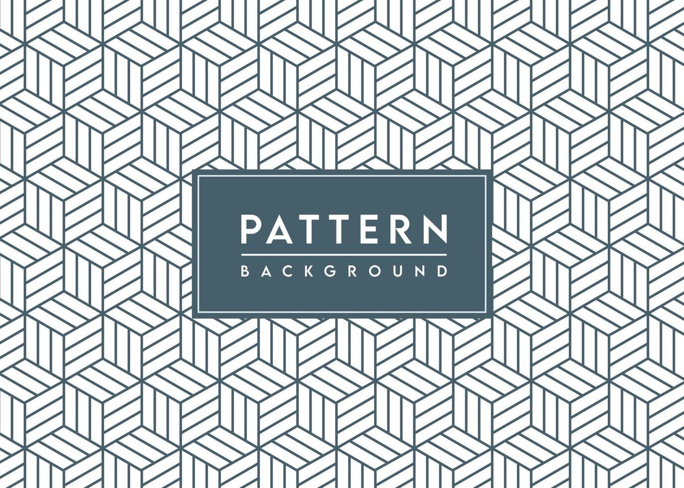 Cube Pattern Background Textured Vector Design