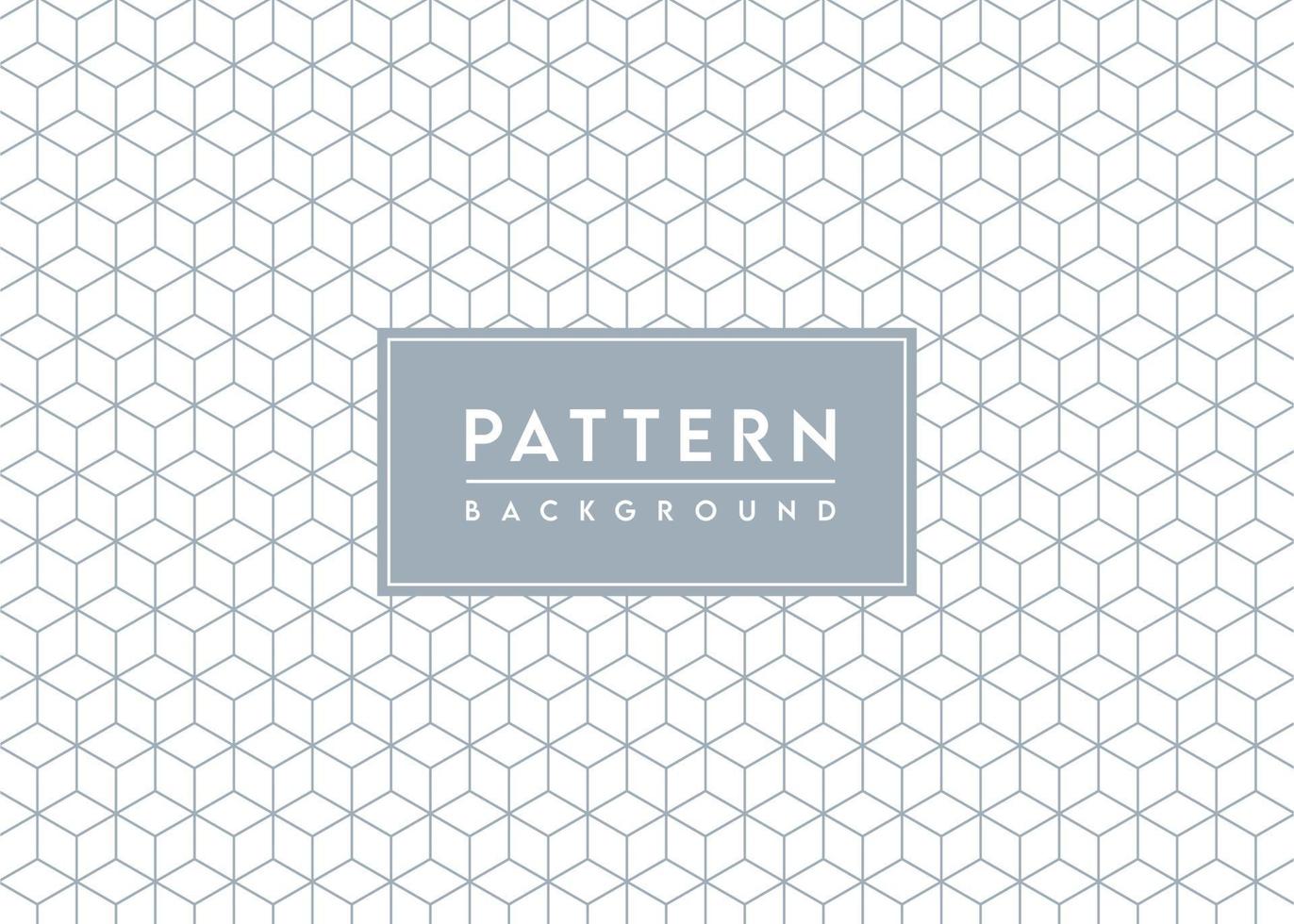 Cube Pattern Background Textured Vector Design