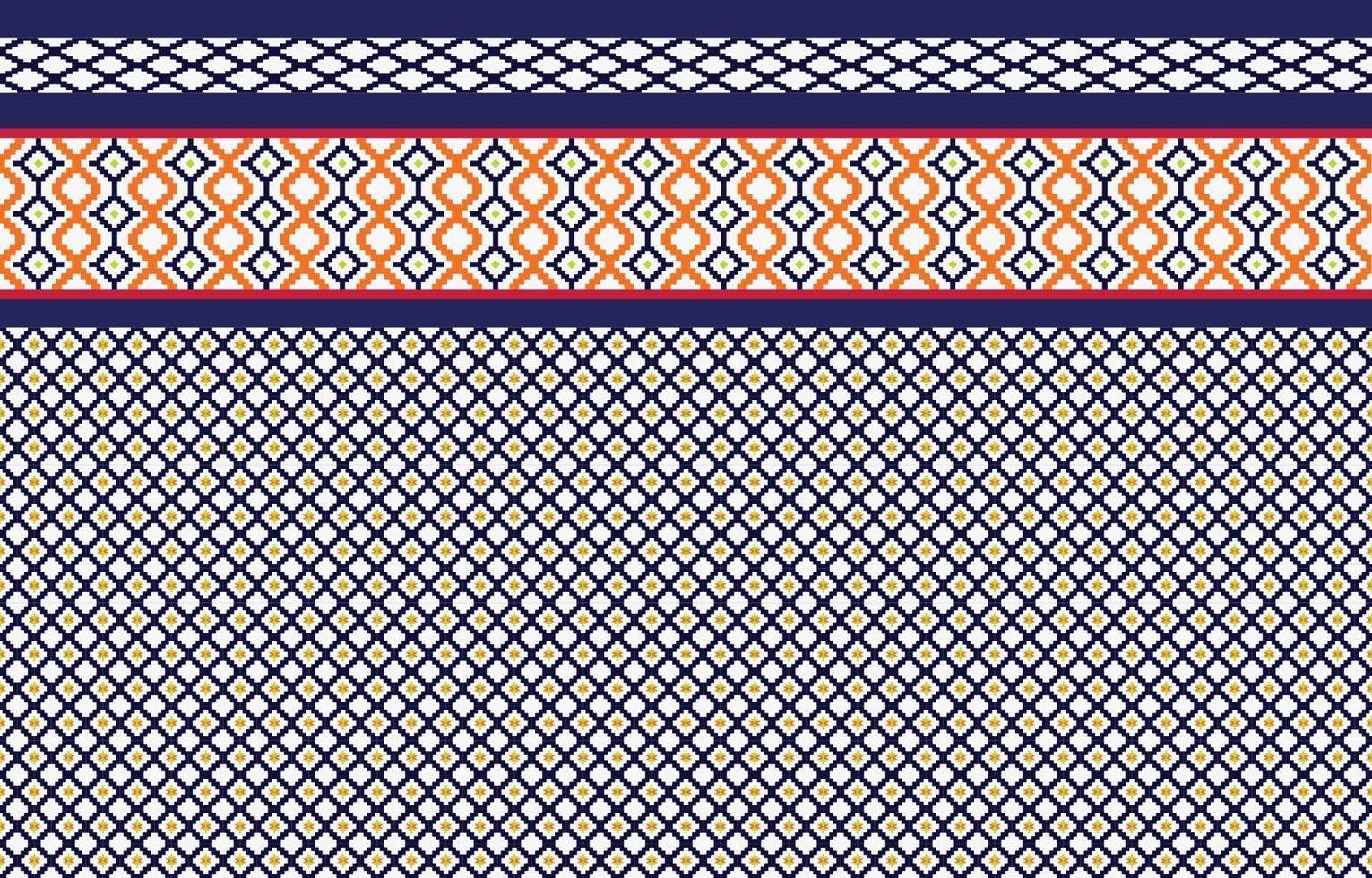 Abstract ethnic geometric ethnic pattern traditional Design for a background vector