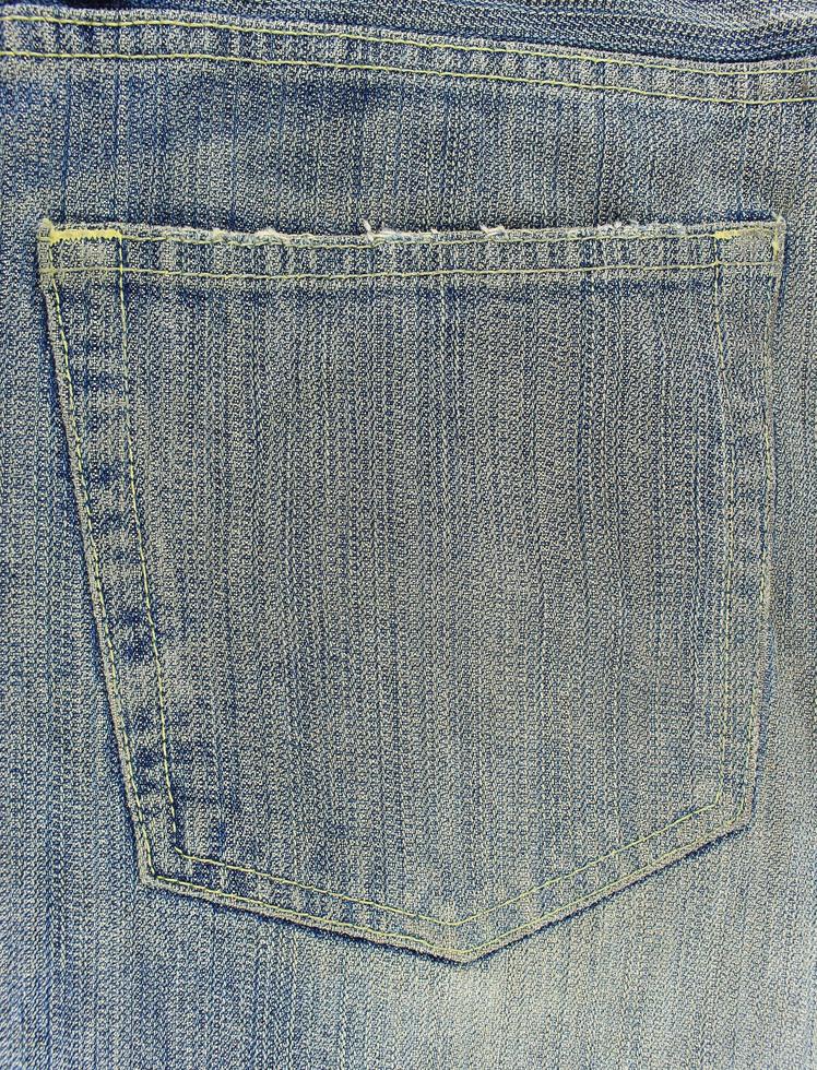 Stone washed jeans photo