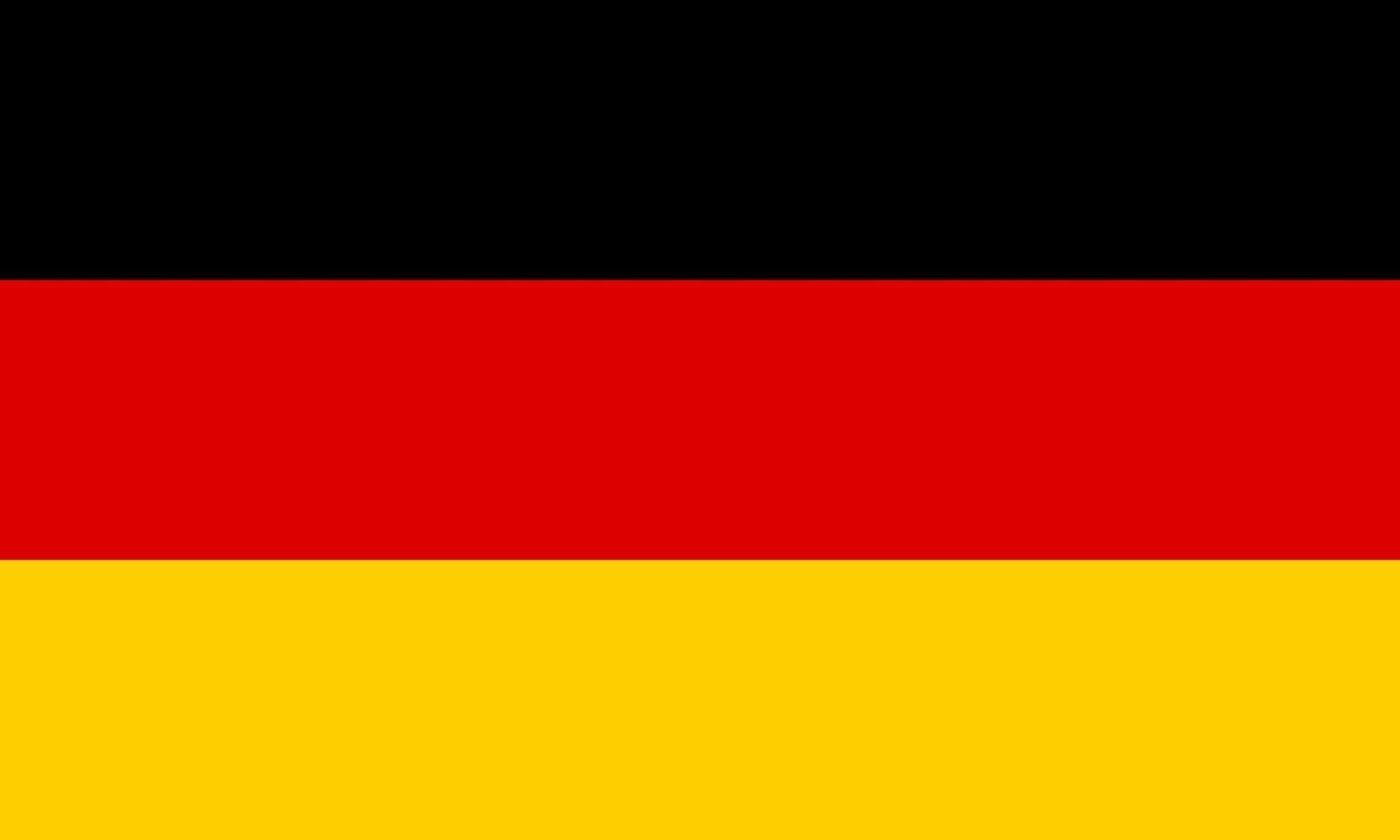 bandera de la república federal de alemania. vector