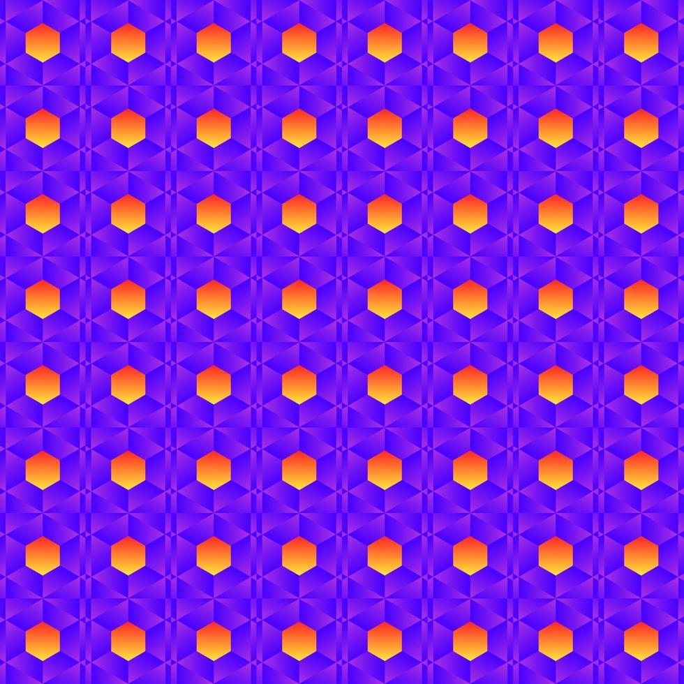 Abstract honeycomb style hexagonal shape seamless pattern background vector