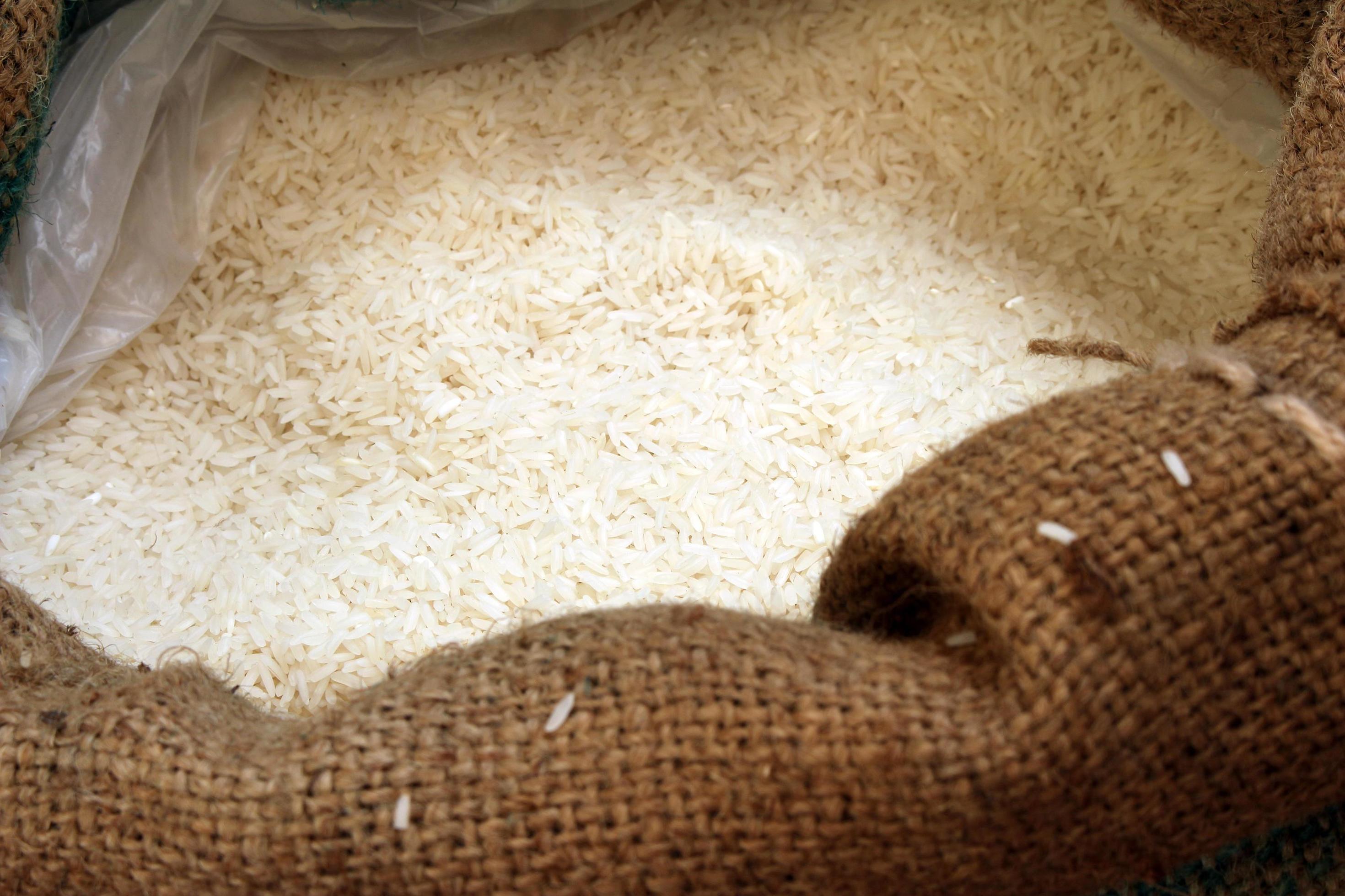 Bag of rice 1926889 Stock Photo at Vecteezy