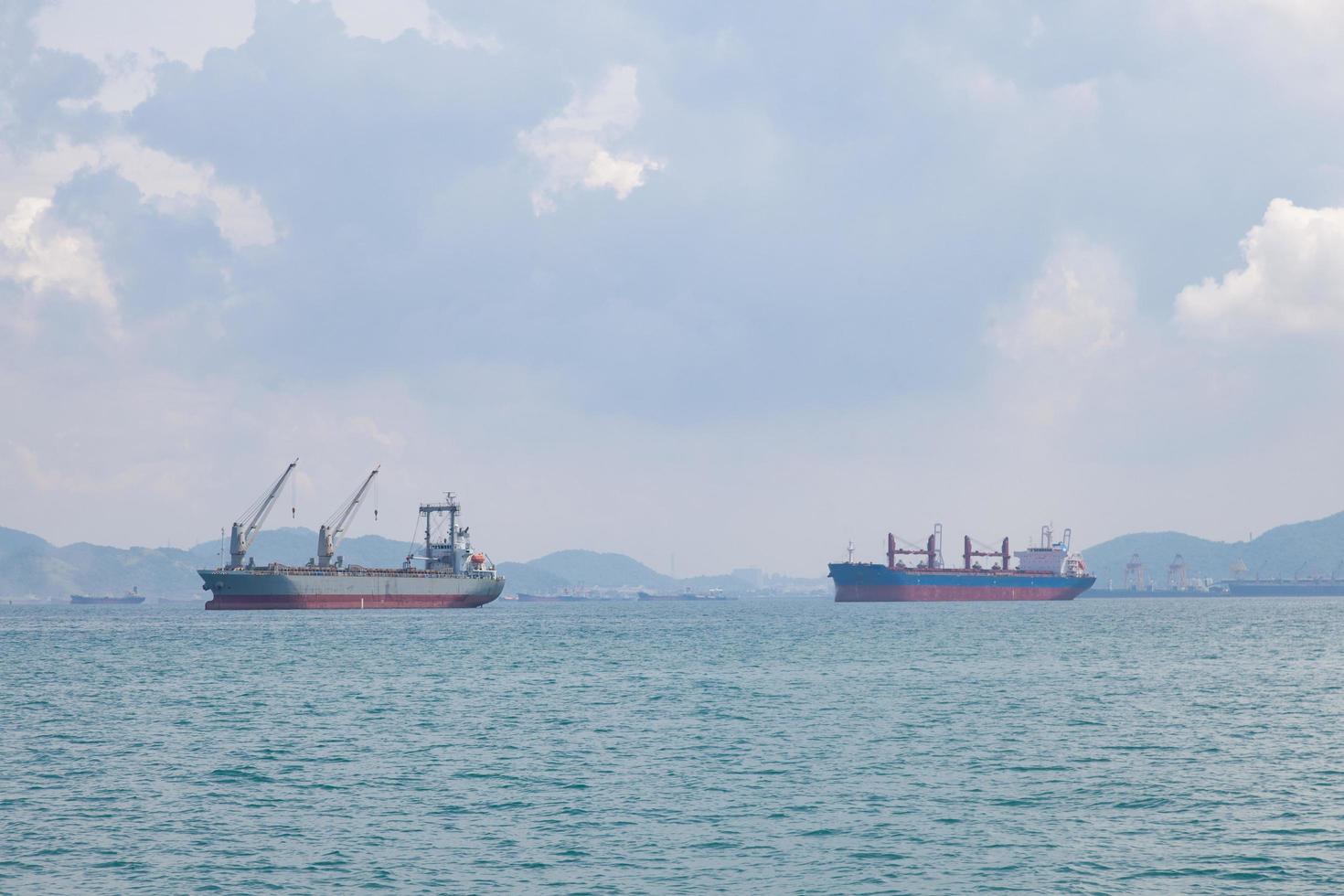 Ships on the sea photo