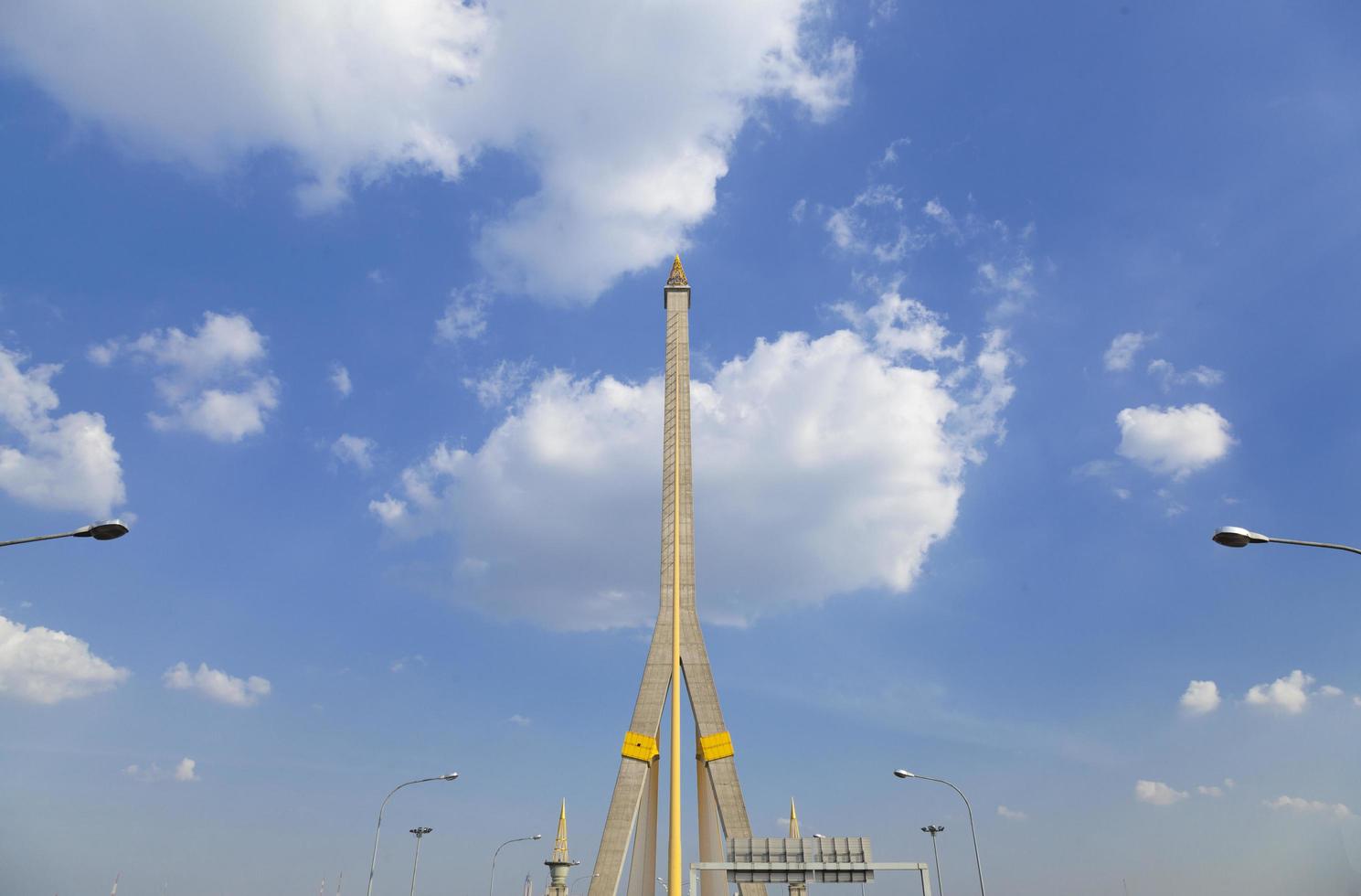 Rama VIII Bridge in Bangkok, Thailand photo