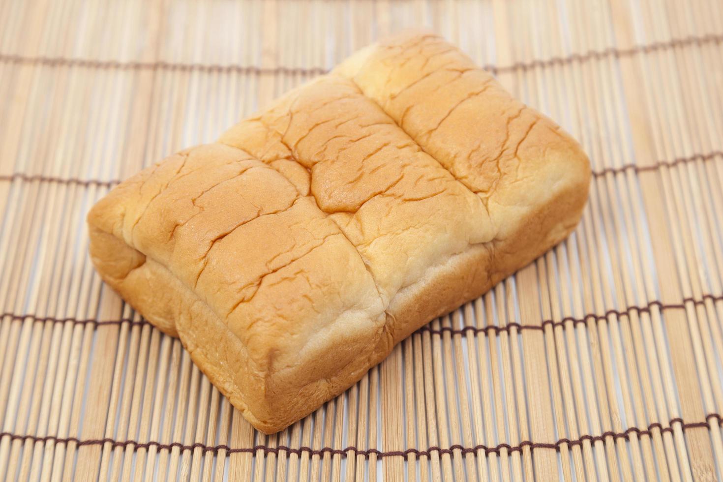 Loaf of bread on the table photo