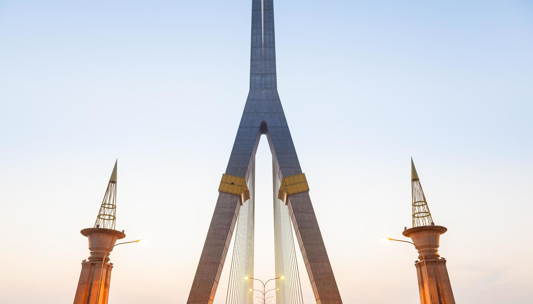 Rama VIII Bridge in Bangkok, Thailand photo