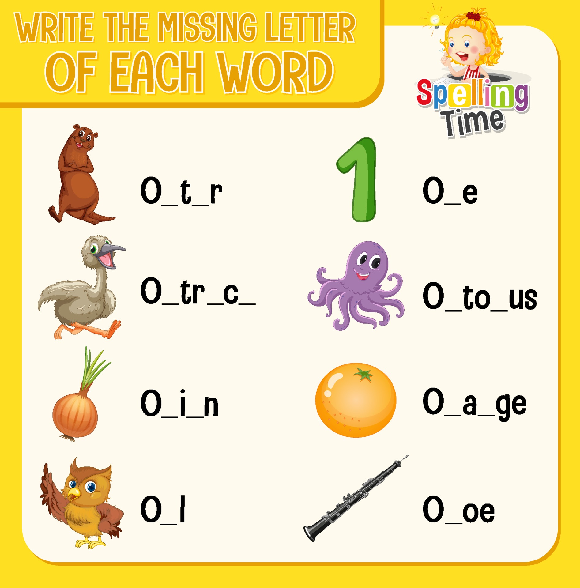Write the missing letters in each. Write the missed letter напиши пропущенную букву. write the missing letters.