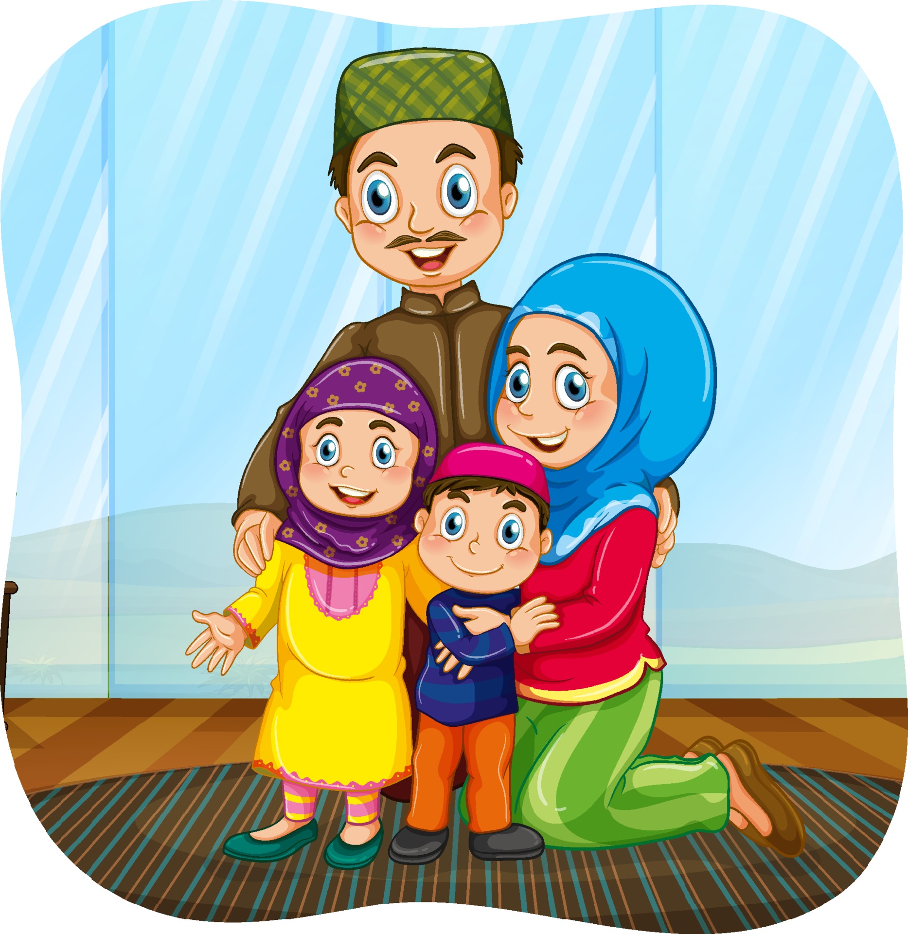 Cute muslim family cartoon character 1928665 Vector Art at Vecteezy Cute muslim family cartoon character 1928665 Vector Art at Vecteezy