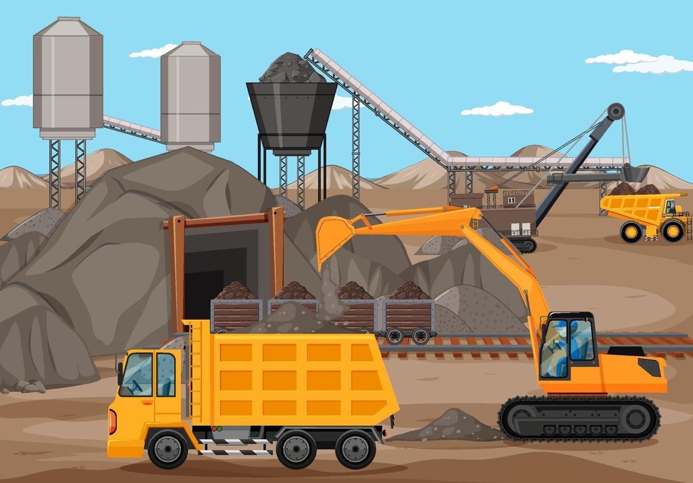 Coal Mine Vector Art, Icons, and Graphics for Free Download