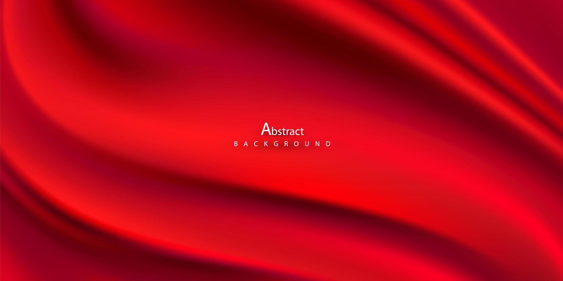 Abstract gradients, fabric red waves banner template background. vector