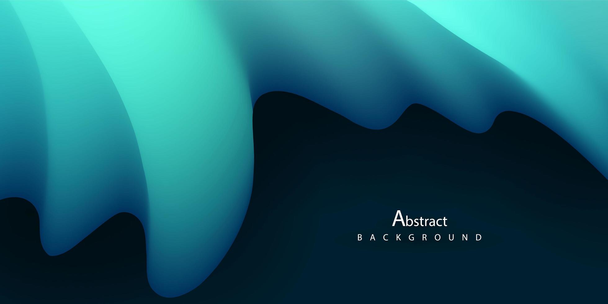 Concepto de fondo degradado líquido azul abstracto para su diseño gráfico vector