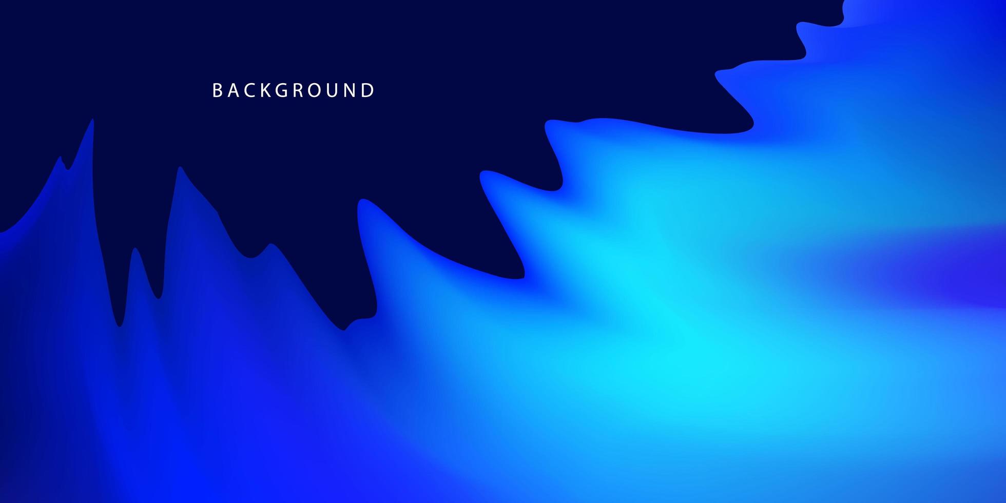 Concepto de fondo degradado líquido azul abstracto para su diseño gráfico vector