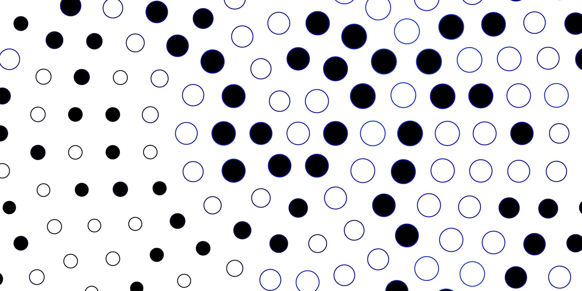 Fondo de vector azul oscuro con círculos.