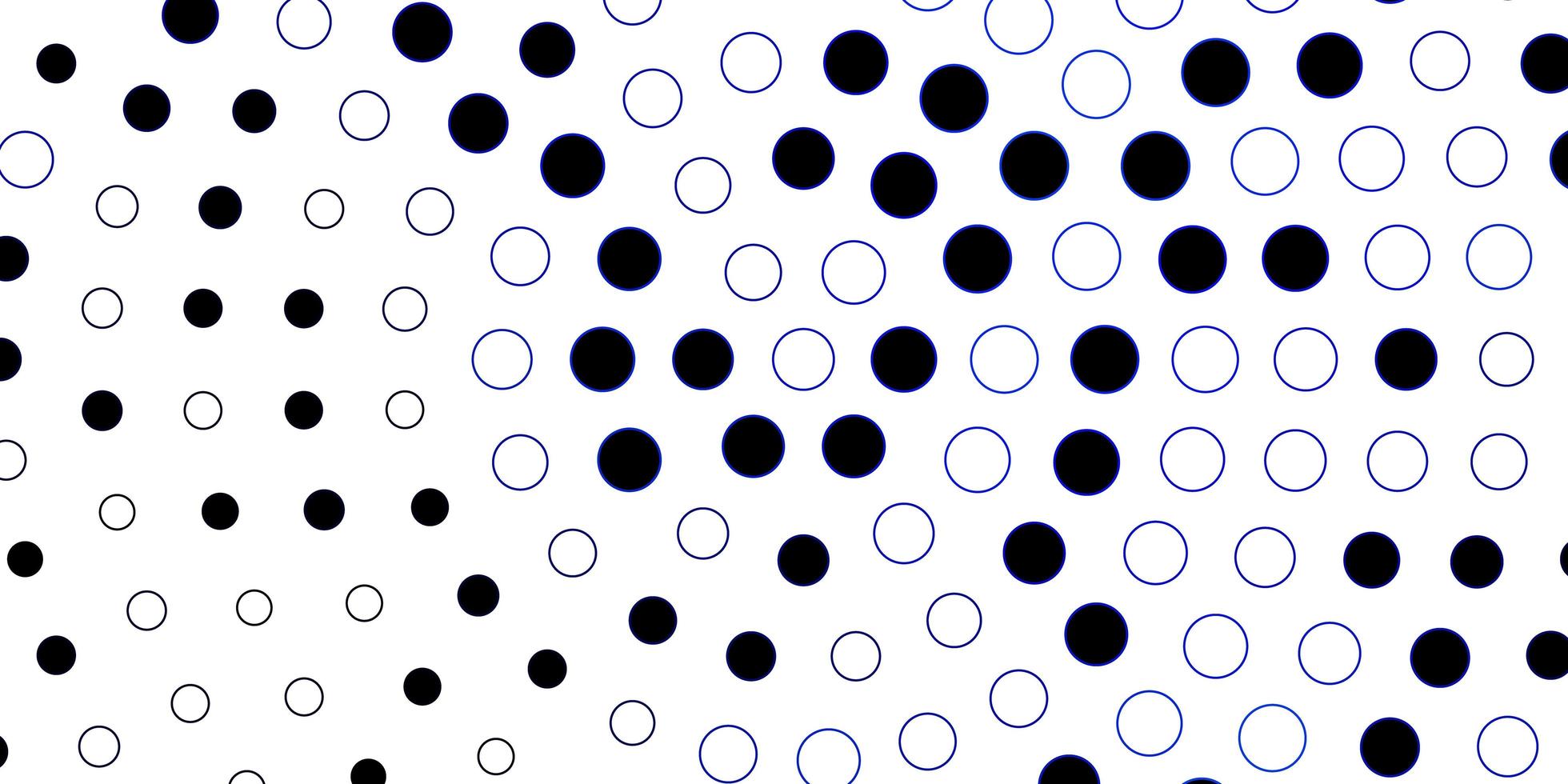 Dark BLUE vector background with circles.