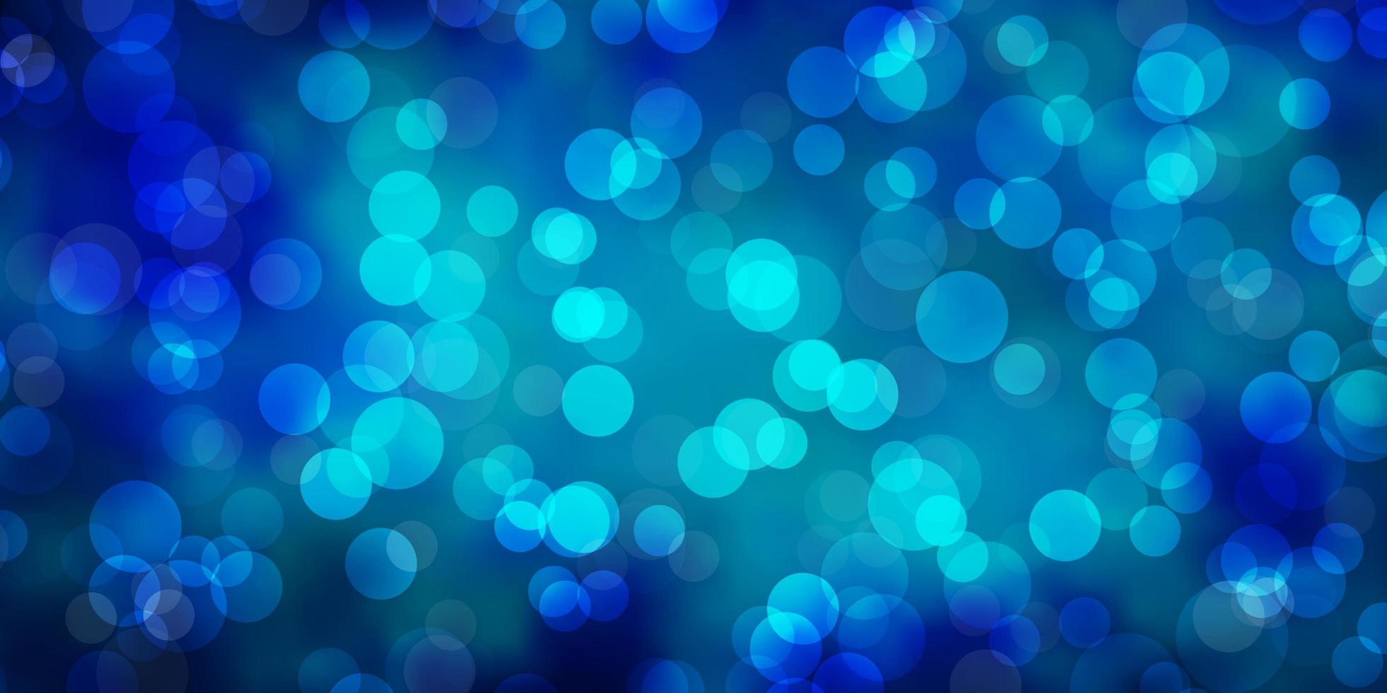 Dark BLUE vector backdrop with dots.