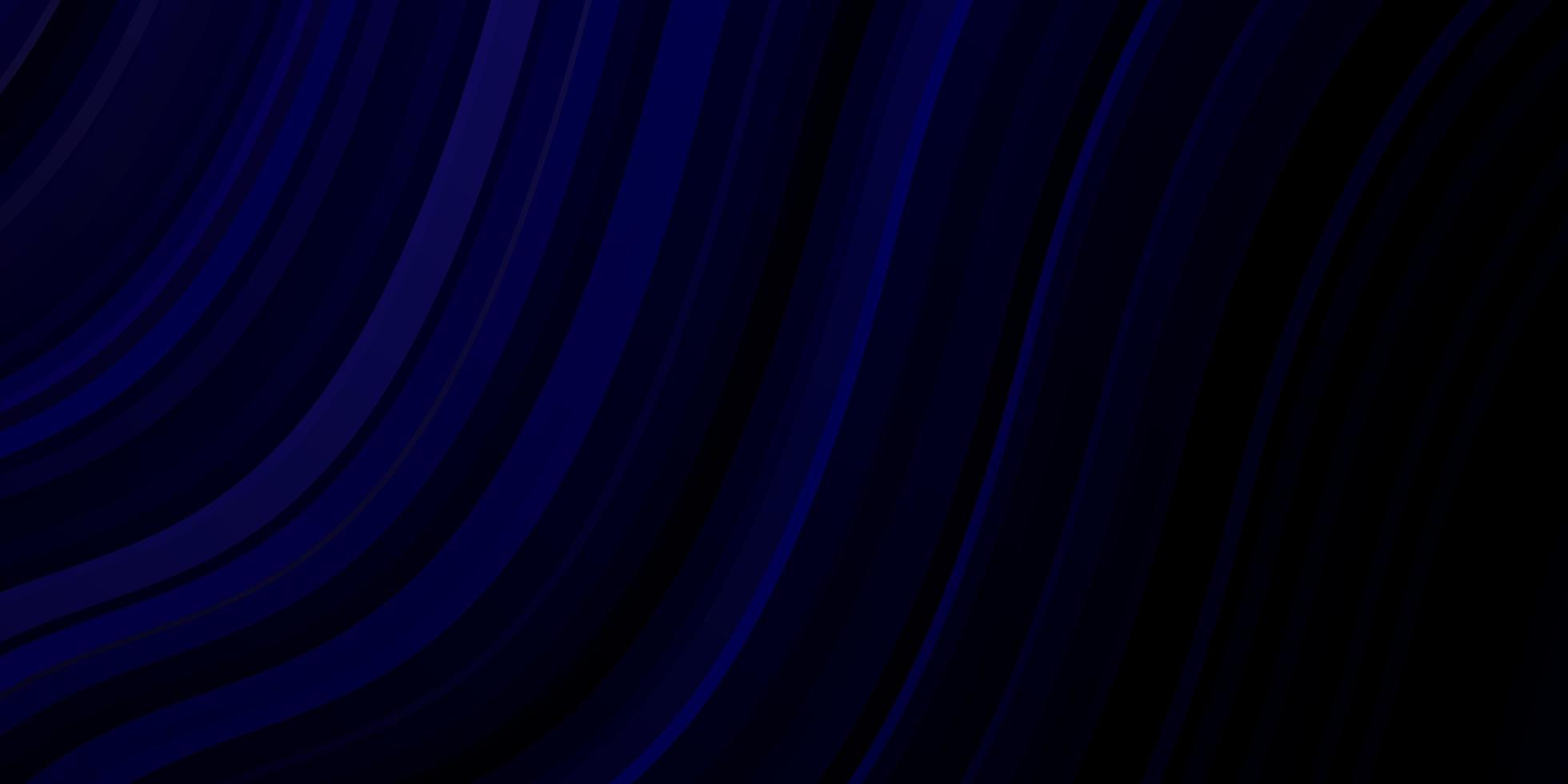 Dark BLUE vector pattern with wry lines.