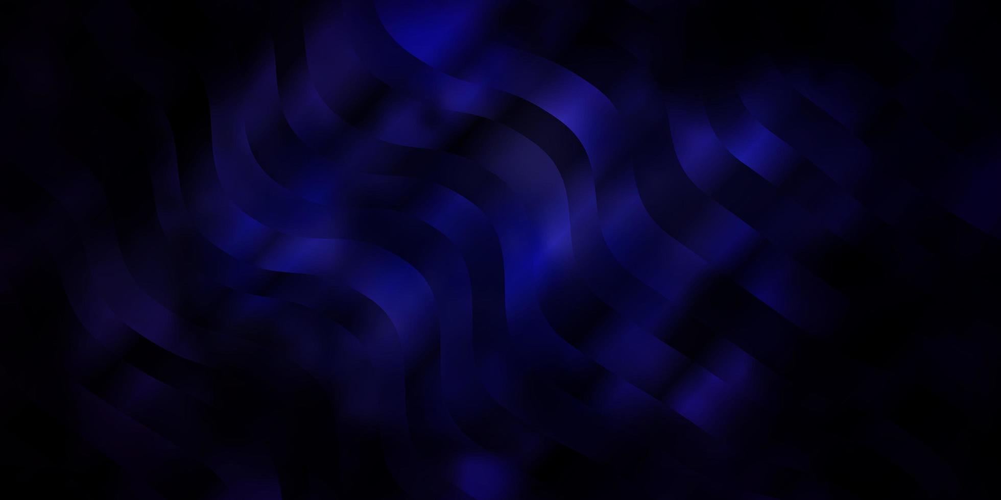 Dark Pink, Blue vector pattern with curves.