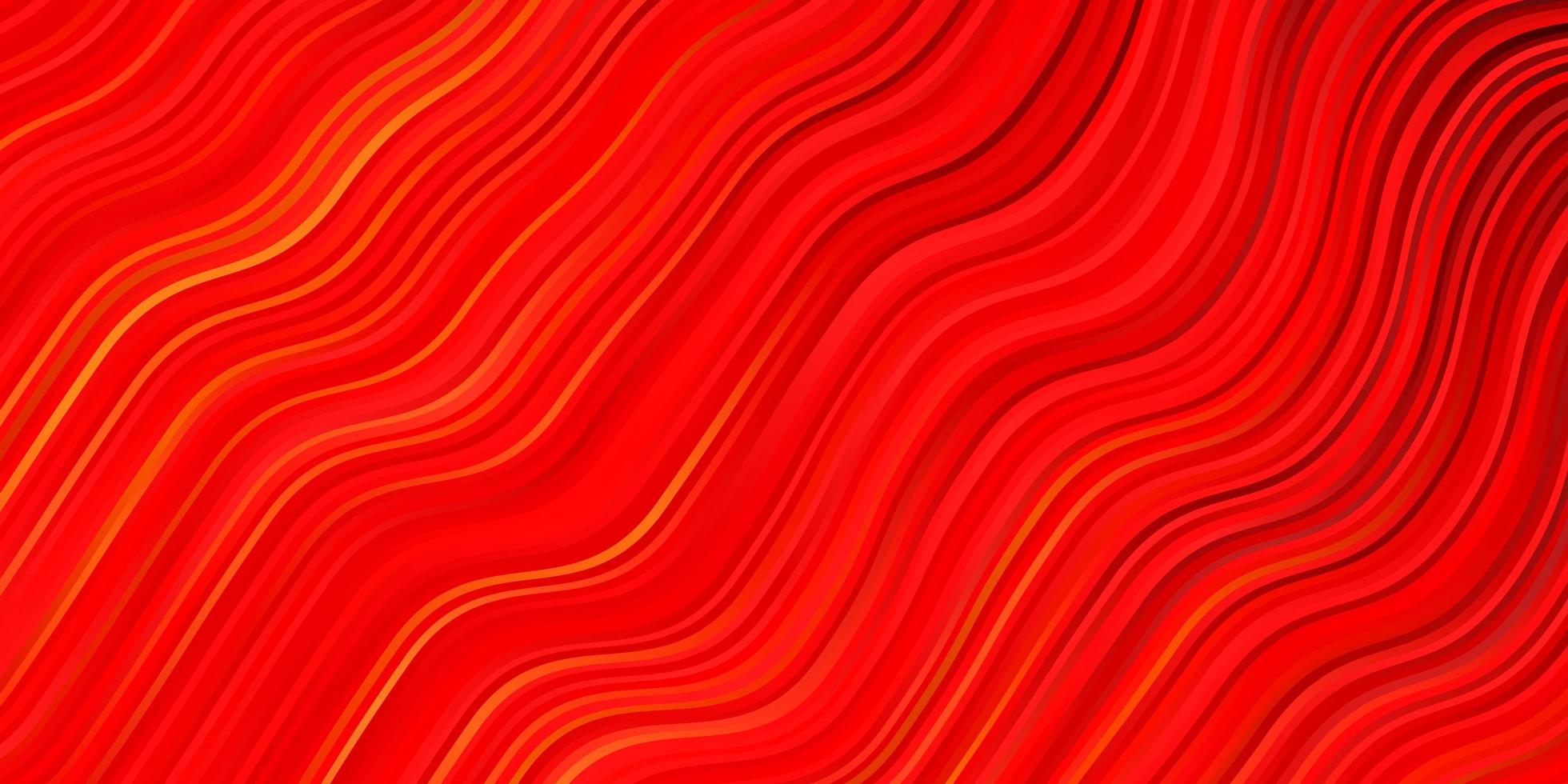Light Orange vector template with curves.