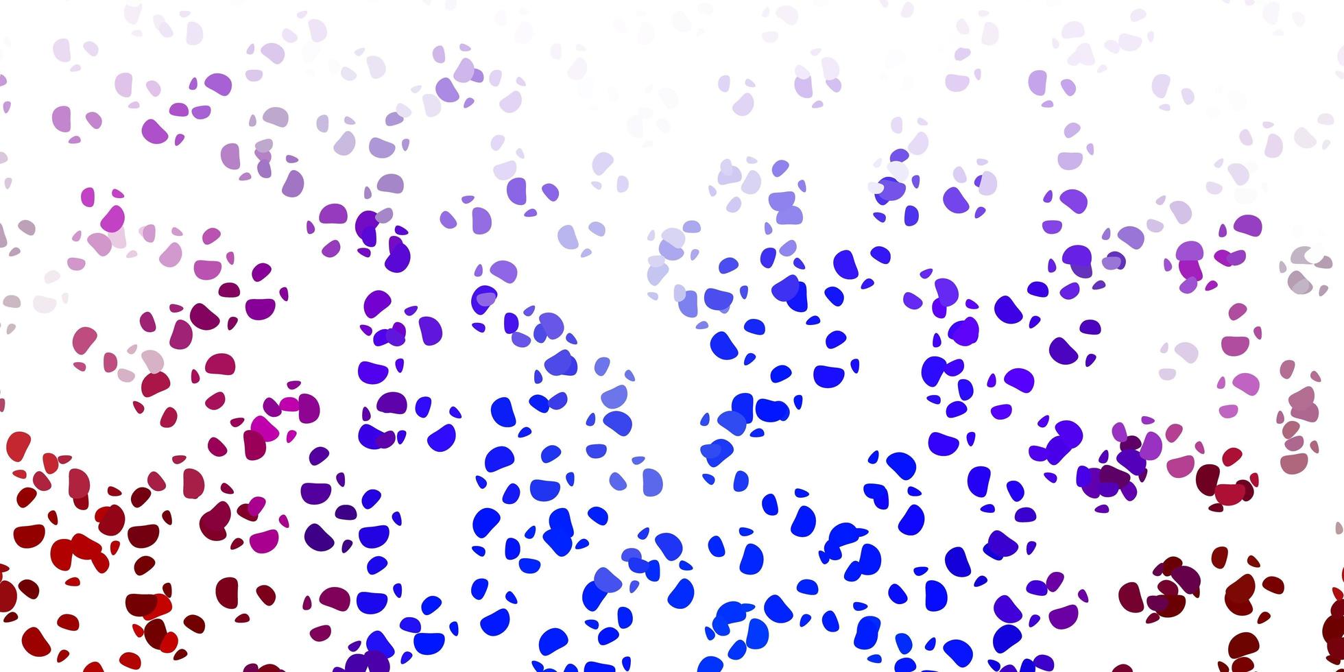 Light blue, red vector pattern with abstract shapes.