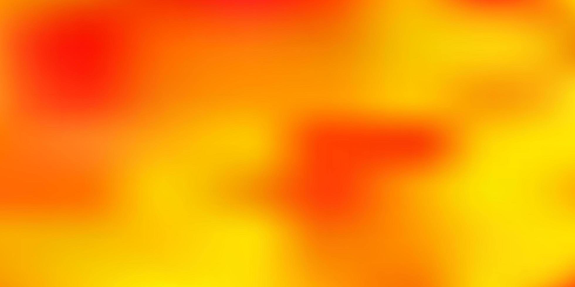 patrón de desenfoque degradado de vector naranja claro.