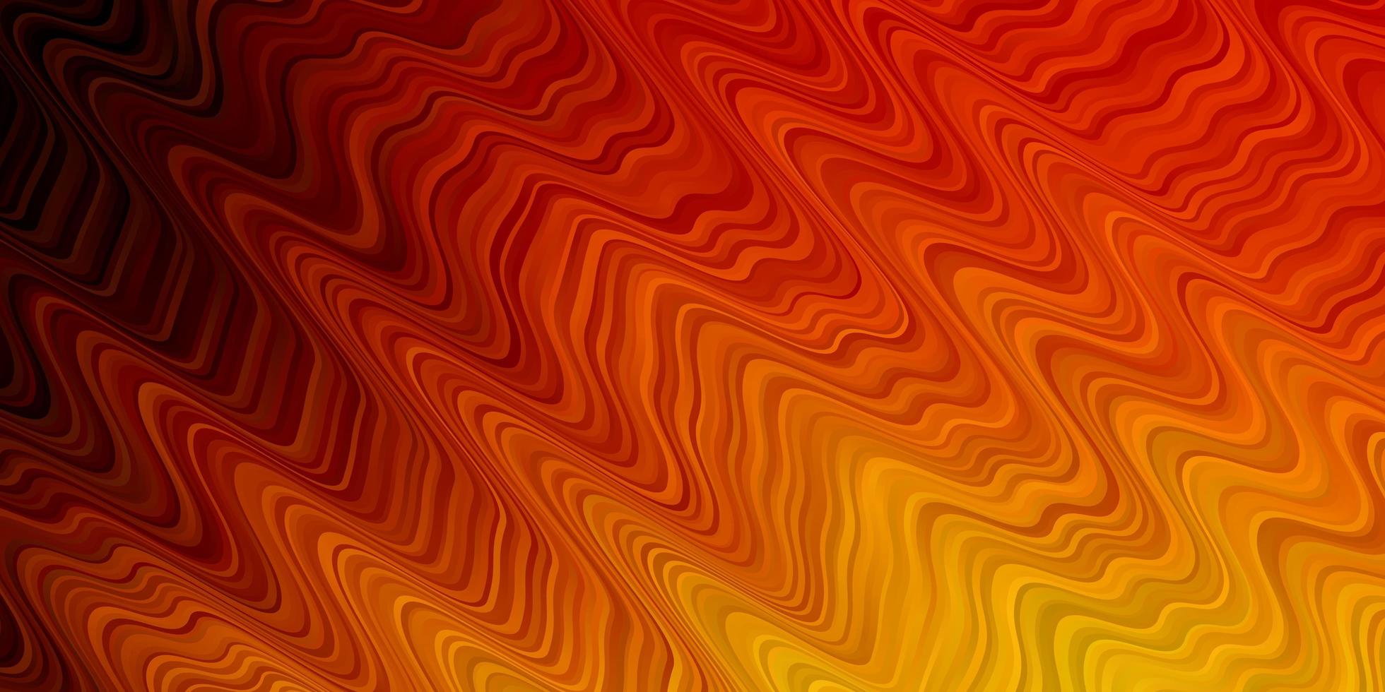 Light Orange vector texture with wry lines.
