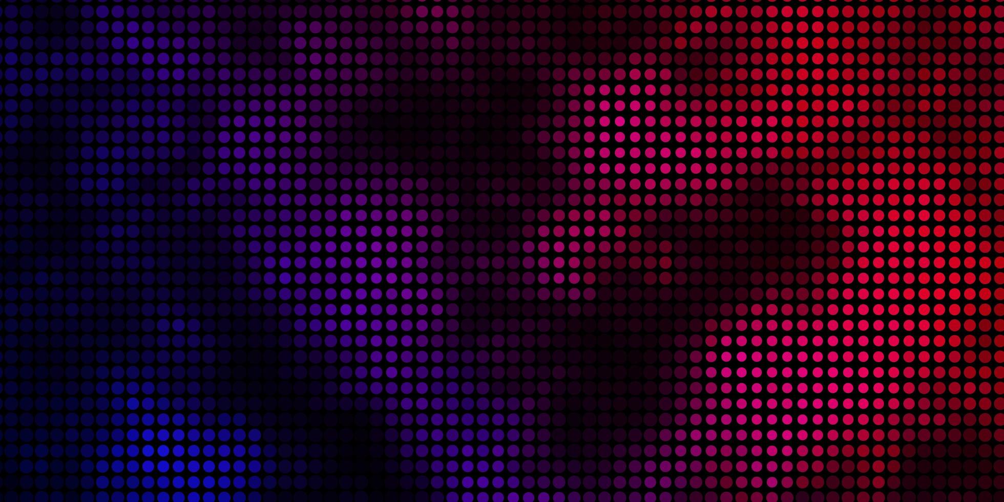 Dark Purple, Pink vector texture with disks.