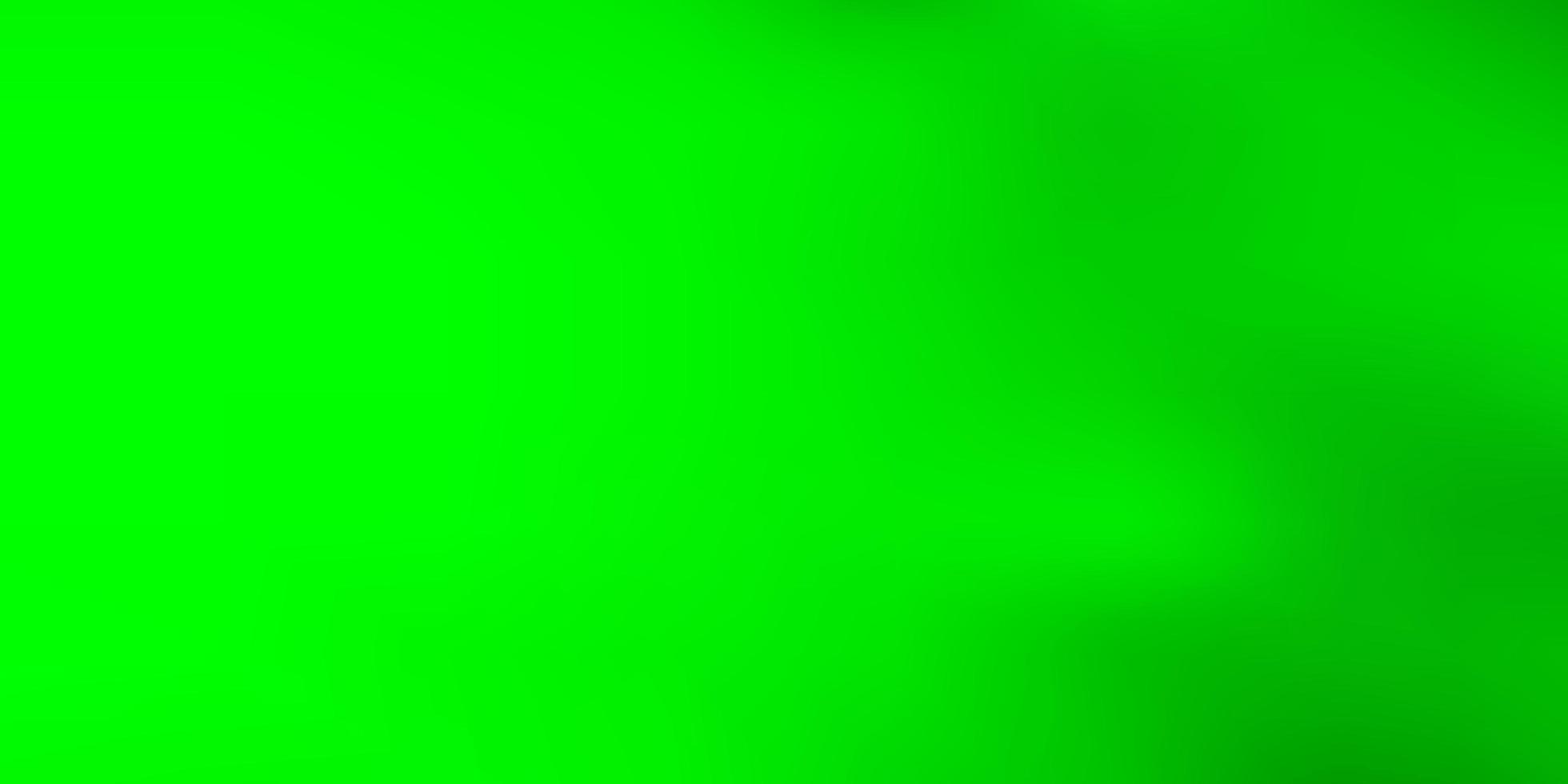 plantilla borrosa vector verde claro.