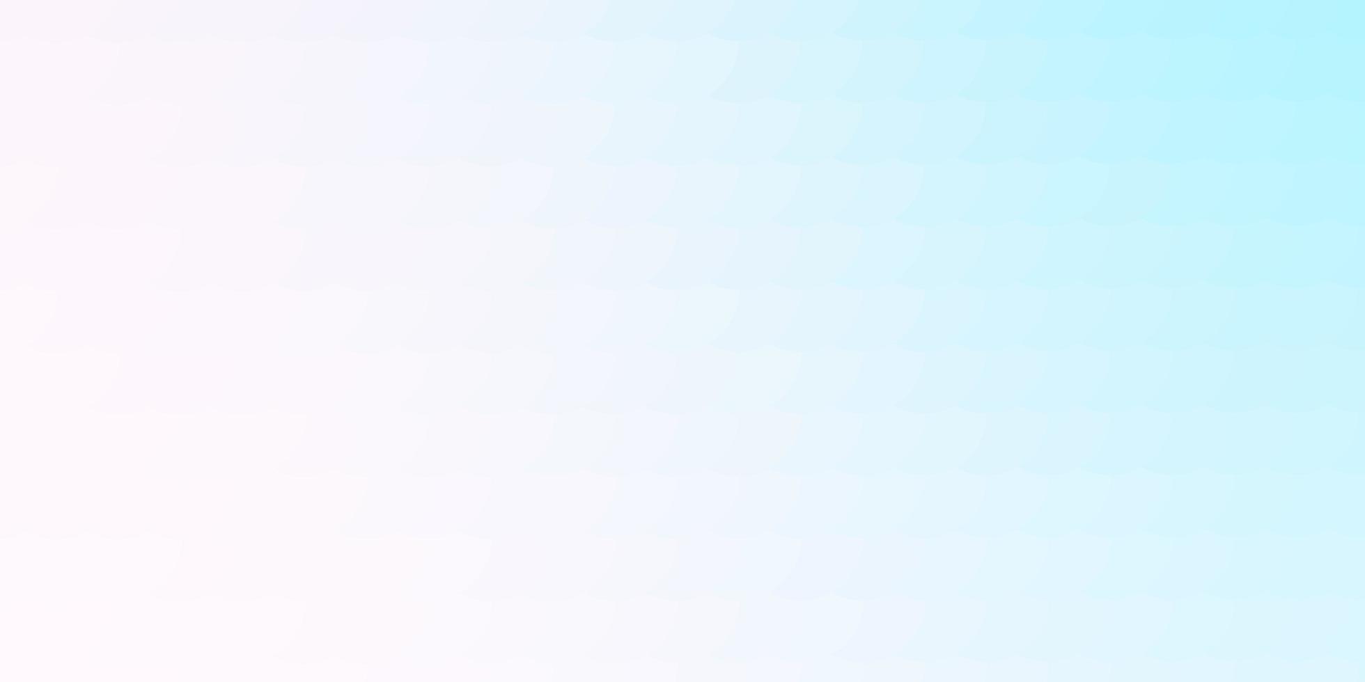 Light Pink, Blue vector background with bubbles.