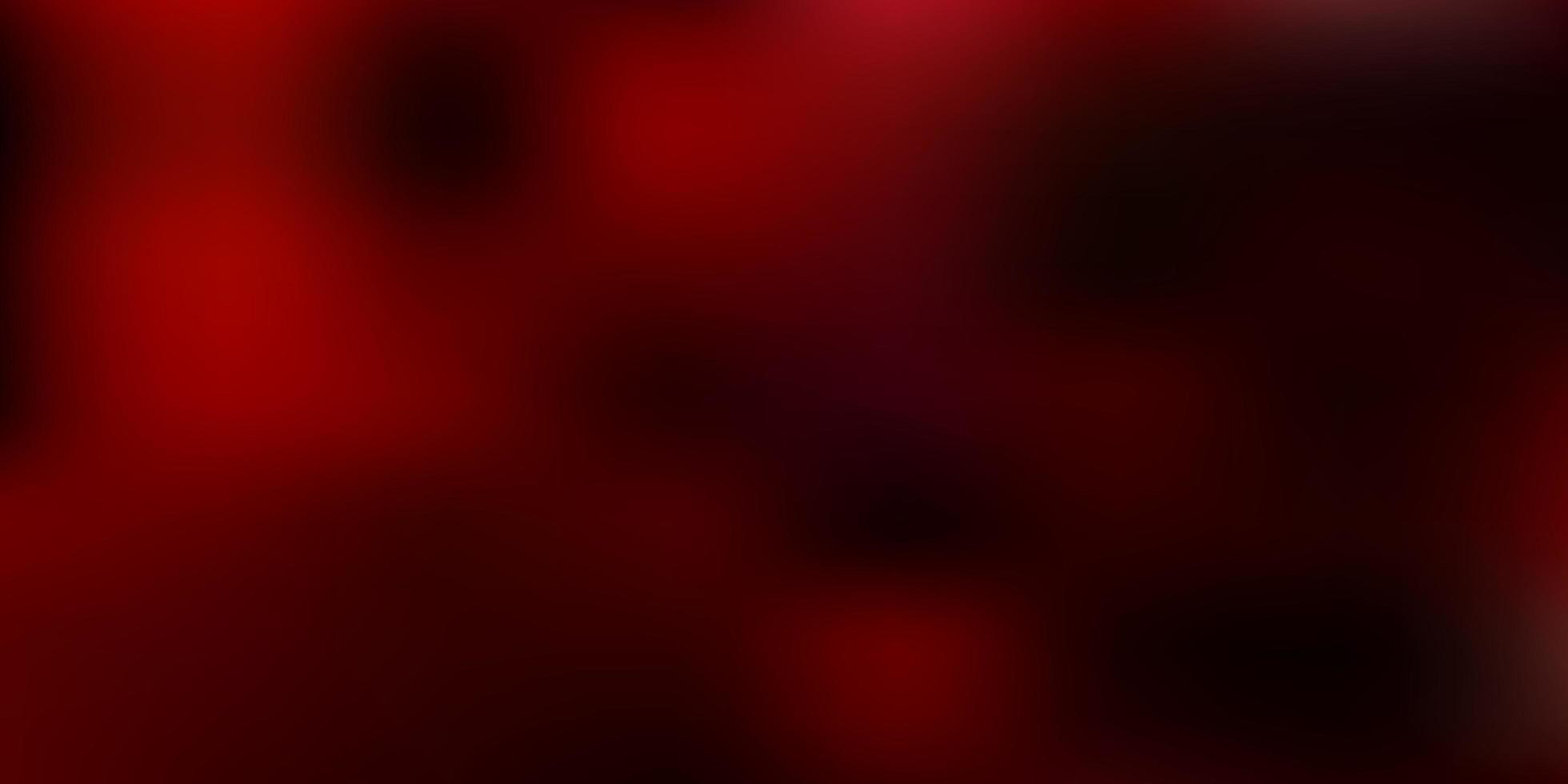 Dark red vector abstract blur backdrop.