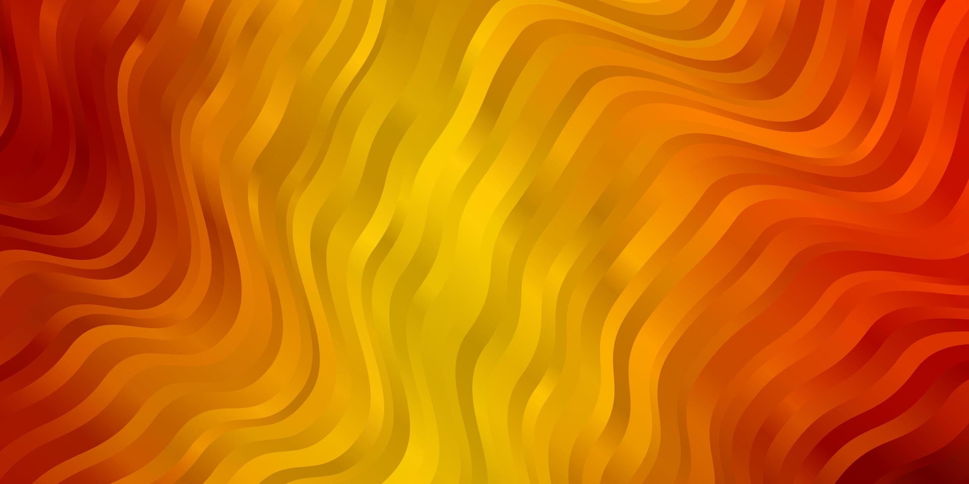 Dark Orange vector layout with curves.