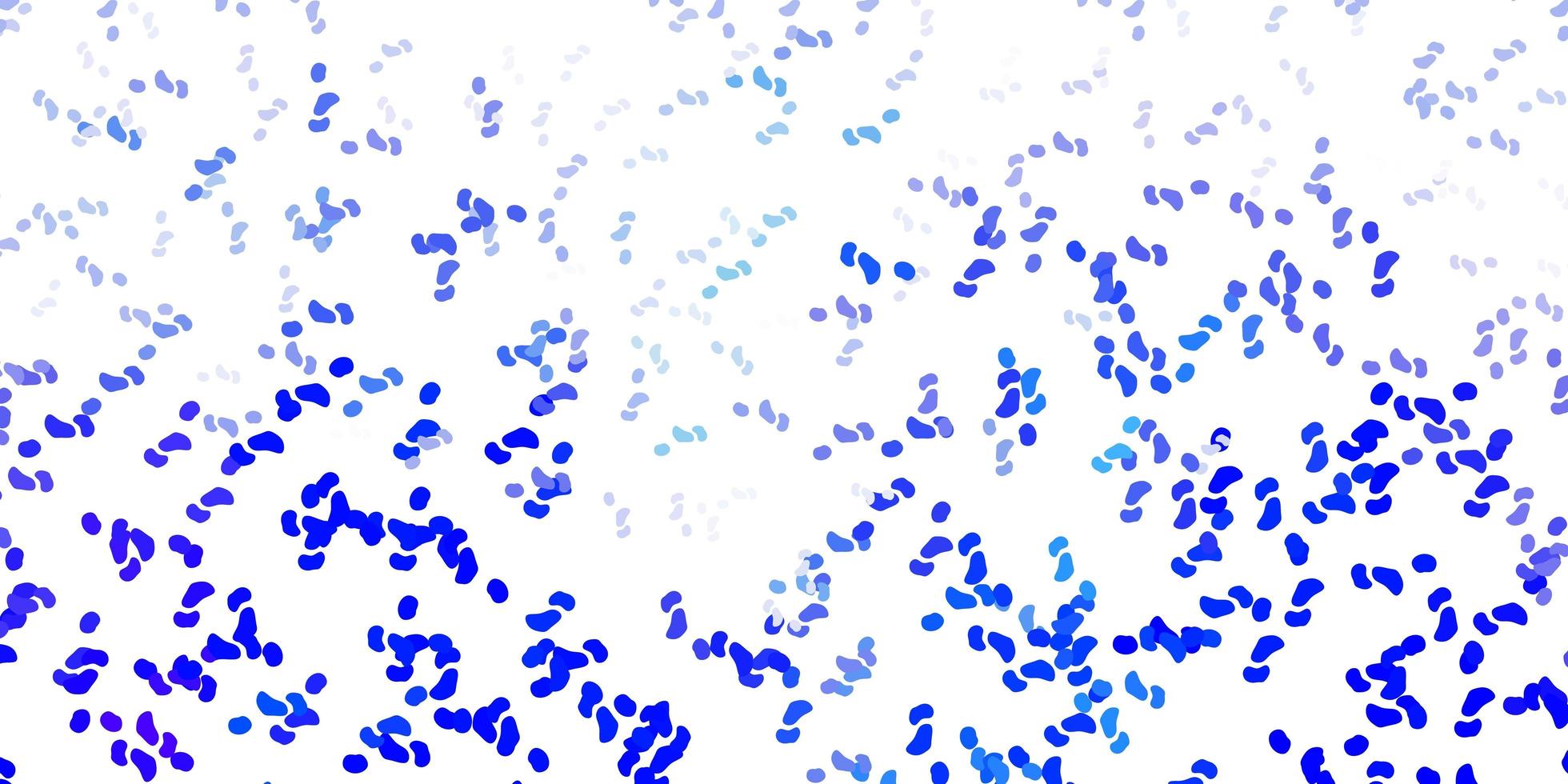 Light blue vector template with abstract forms.