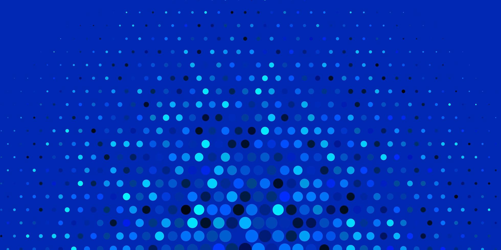 Dark BLUE vector texture with disks.